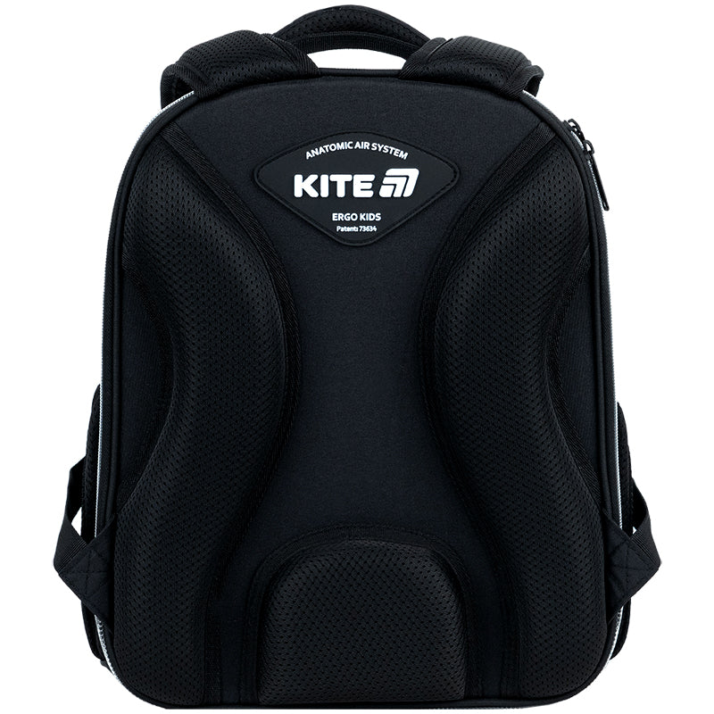 Рюкзак шкільний каркасний Kite Education Black&Silver K26-556M-2