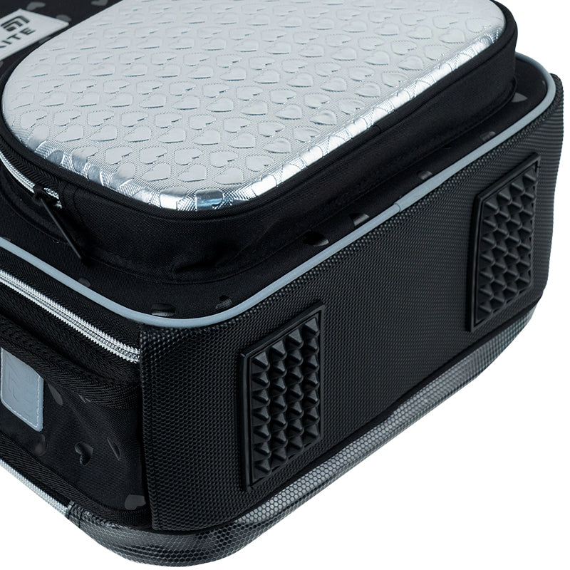 Рюкзак шкільний каркасний Kite Education Black&Silver K26-556M-2