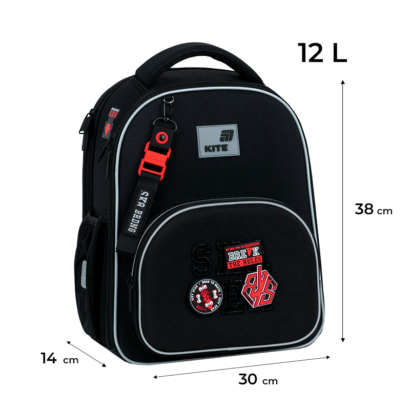 Рюкзак шкільний каркасний Kite Education Break the Rules K26-556M-5