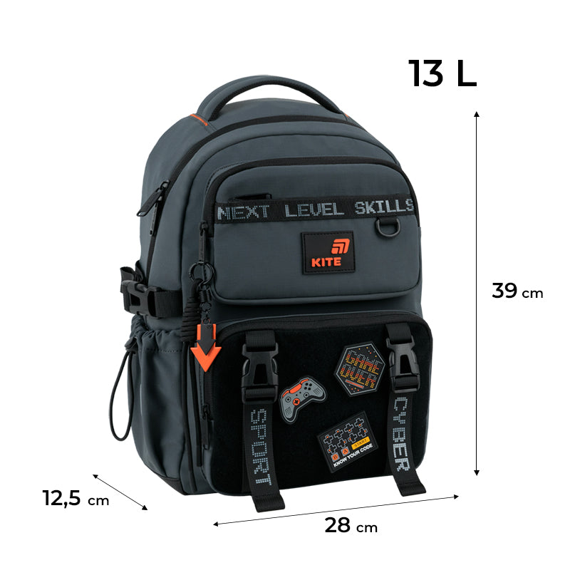 Рюкзак шкільний Kite Education Game Zone K26-1022M-3