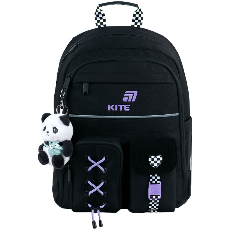 Рюкзак шкільний Kite Education Panda Love K26-584M-2