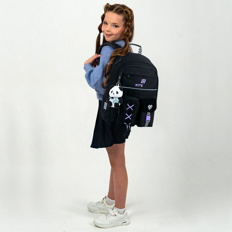 Рюкзак шкільний Kite Education Panda Love K26-584M-2