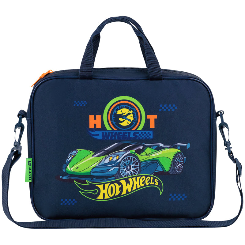 Шкільна текстильна сумка Kite Hot Wheels HW26-589