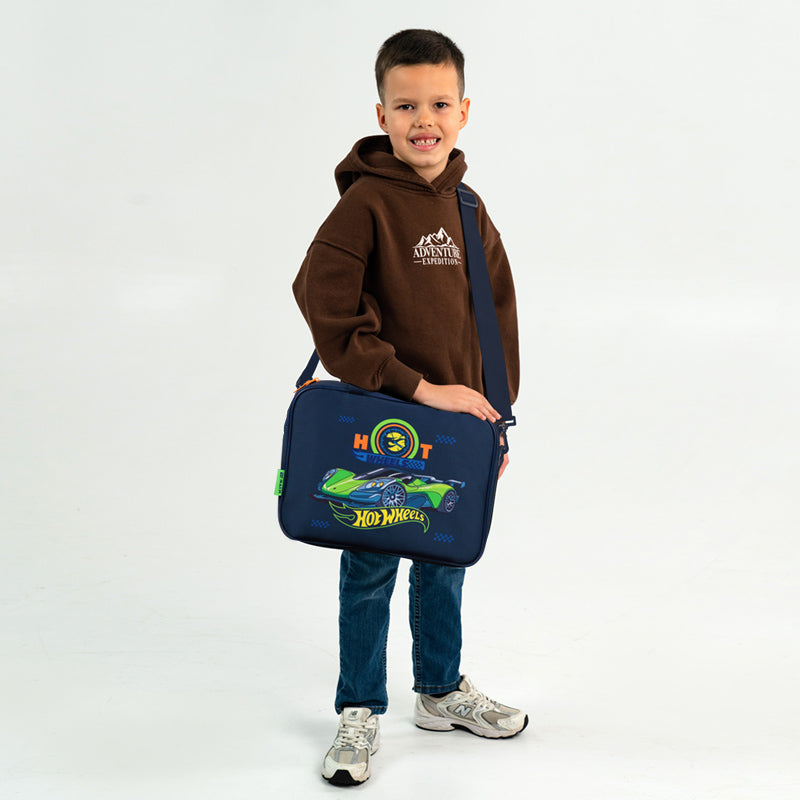 Шкільна текстильна сумка Kite Hot Wheels HW26-589