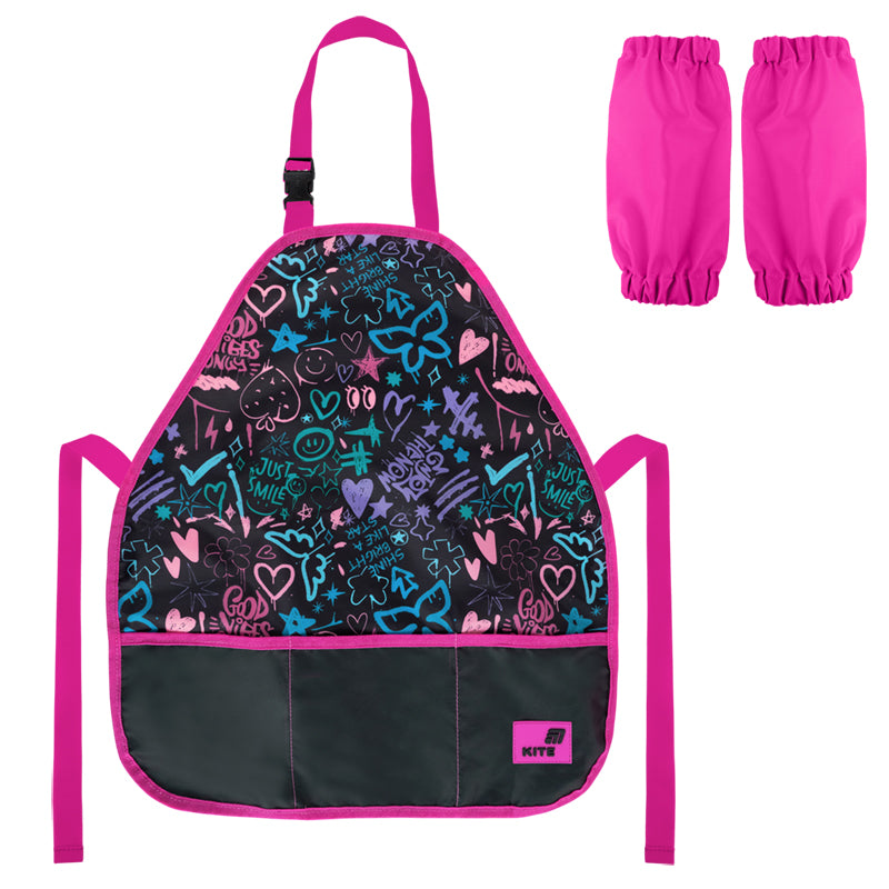 Фартух з нарукавниками Kite Education Good Vibes K26-161-1