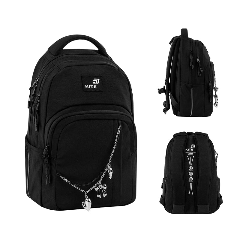 Рюкзак Kite Education teens Black&Charm K26-2578M-1