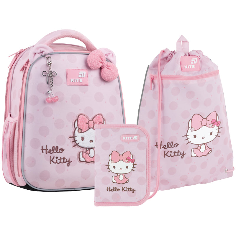 Школьный набор Kite Education Hello Kitty SET_HK26-555S-2 (рюкзак, пенал, сумка)