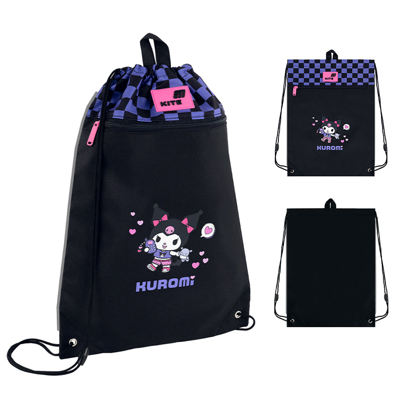 Школьный набор Kite Education Kuromi SET_HK26-555S-3 (рюкзак, пенал, сумка)