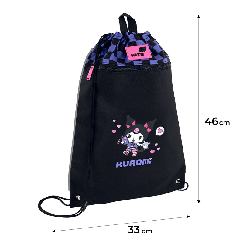 Школьный набор Kite Education Kuromi SET_HK26-555S-3 (рюкзак, пенал, сумка)