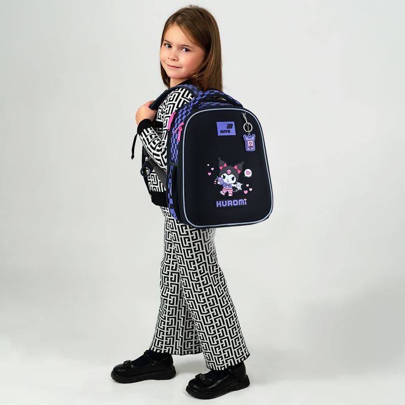 Школьный набор Kite Education Kuromi SET_HK26-555S-3 (рюкзак, пенал, сумка)