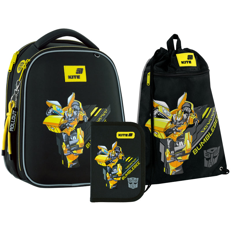 Шкільний набір Kite Education Transformers SET_TF26-555S (рюкзак