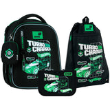 Школьный набор Kite Education Hot Wheels SET_HW26-555S (рюкзак, пенал, сумка)