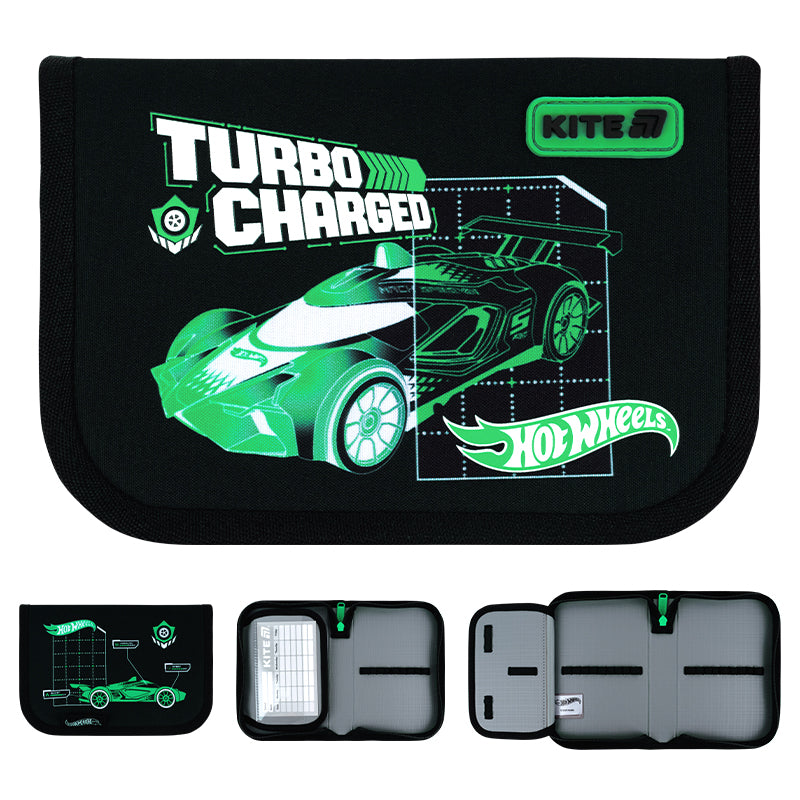 Школьный набор Kite Education Hot Wheels SET_HW26-555S (рюкзак, пенал, сумка)