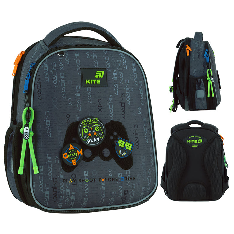 Шкільний набір Kite Education Good Game SET_K26-555S-5 (рюкзак, пенал, сумка)