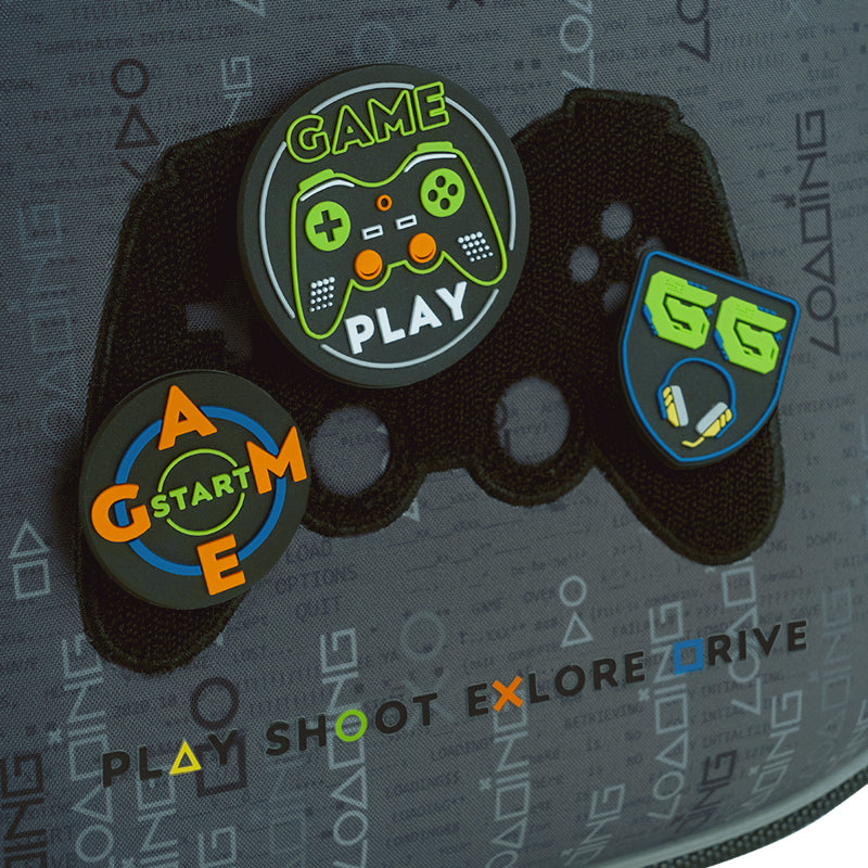 Шкільний набір Kite Education Good Game SET_K26-555S-5 (рюкзак, пенал, сумка)