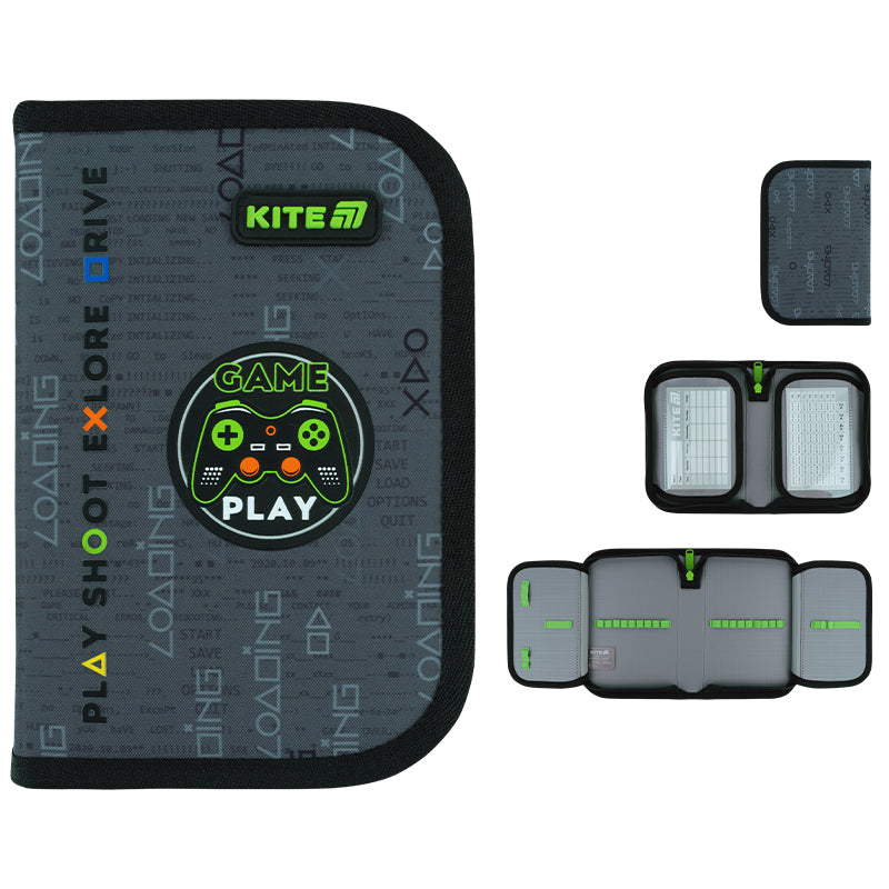 Шкільний набір Kite Education Good Game SET_K26-555S-5 (рюкзак, пенал, сумка)