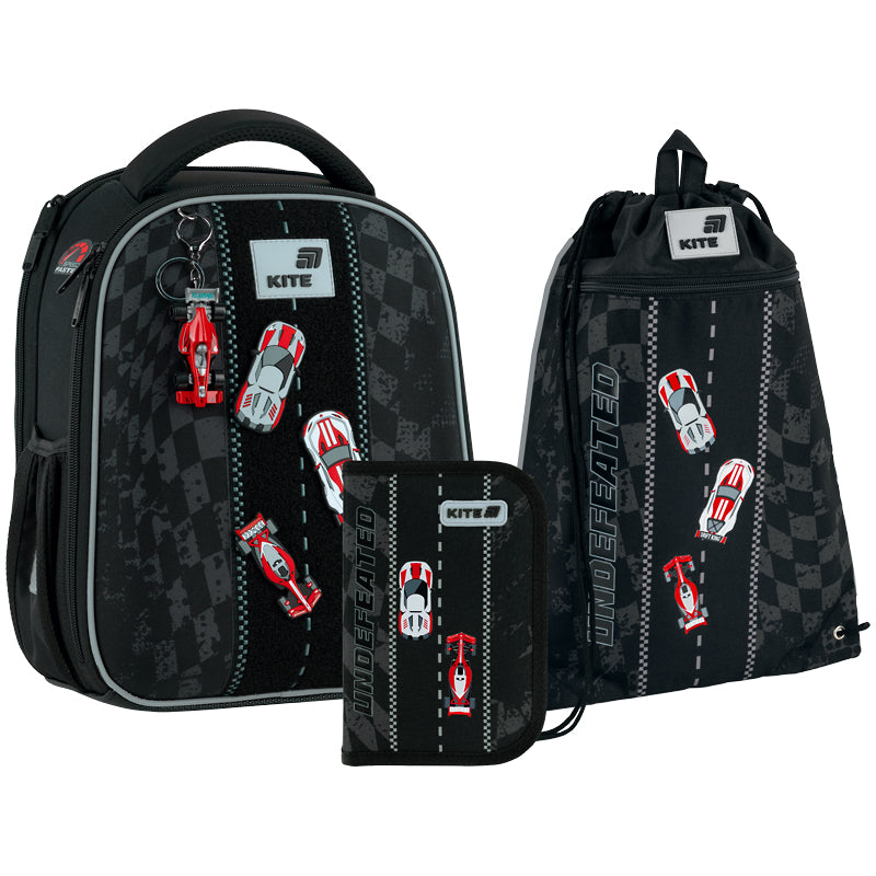 Школьный набор Kite Education Race&Win SET_K26-555S-8 (рюкзак, пенал, сумка)