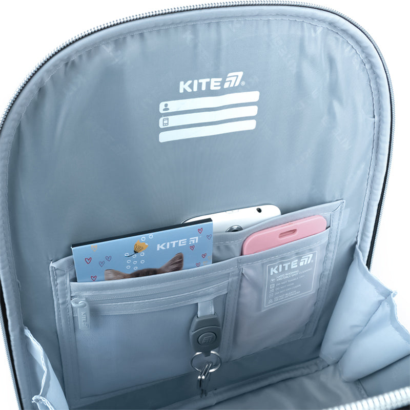 Школьный набор Kite Education Black&Silver SET_K26-556M-2 (рюкзак, пенал, сумка)