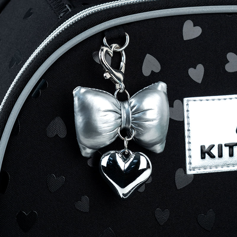 Школьный набор Kite Education Black&Silver SET_K26-556M-2 (рюкзак, пенал, сумка)