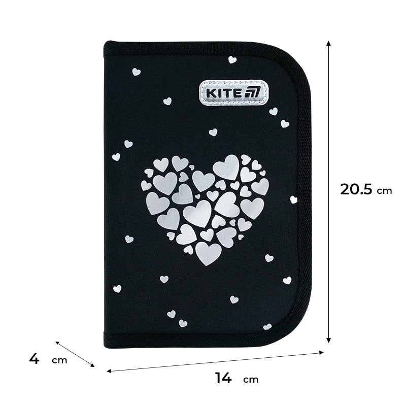 Школьный набор Kite Education Black&Silver SET_K26-556M-2 (рюкзак, пенал, сумка)