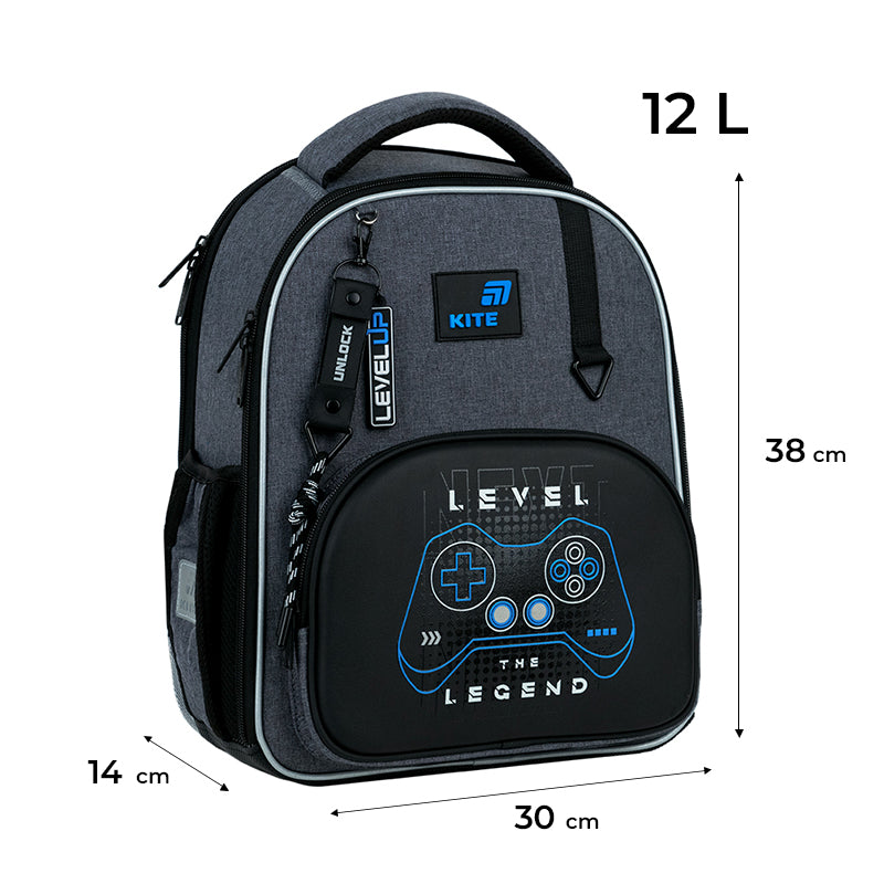 Шкільний набір Kite Education Level UP SET_K26-556M-3 (рюкзак, пенал, сумка)