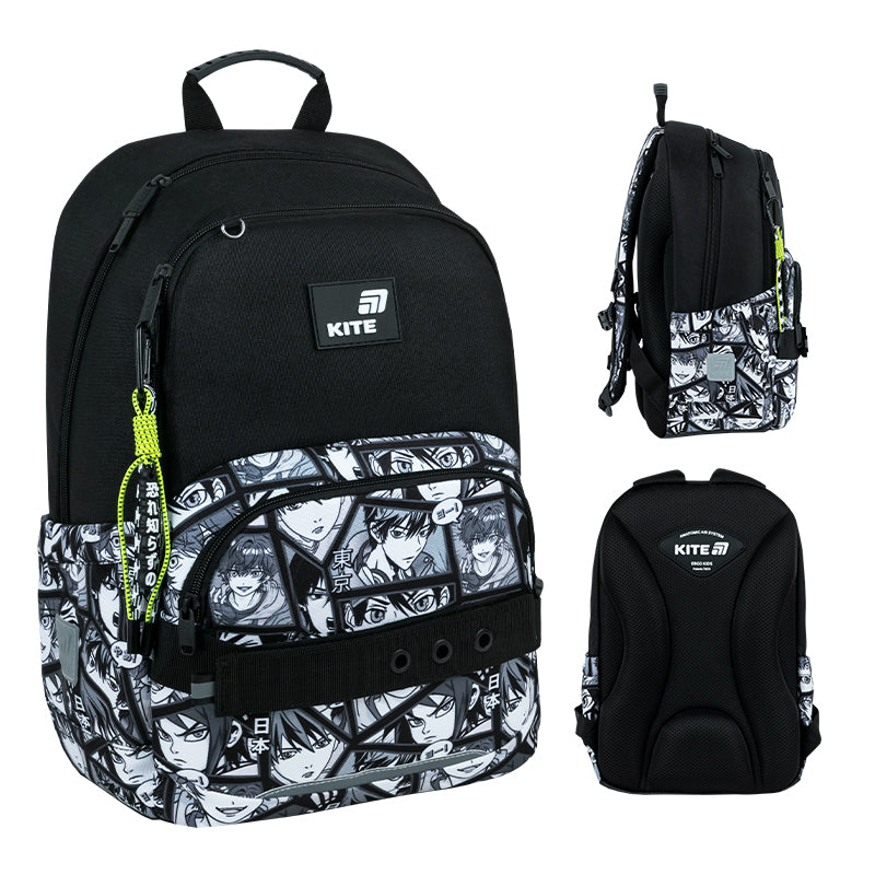 Школьный набор Kite Education Anime Boy SET_K26-585M-5 (рюкзак, пенал, сумка)