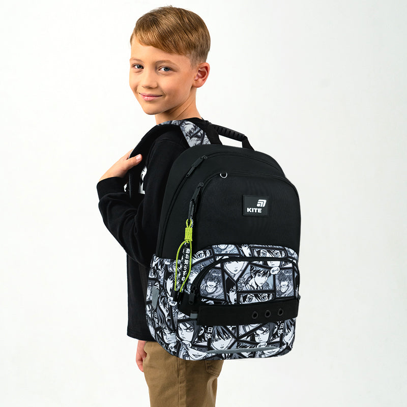 Школьный набор Kite Education Anime Boy SET_K26-585M-5 (рюкзак, пенал, сумка)