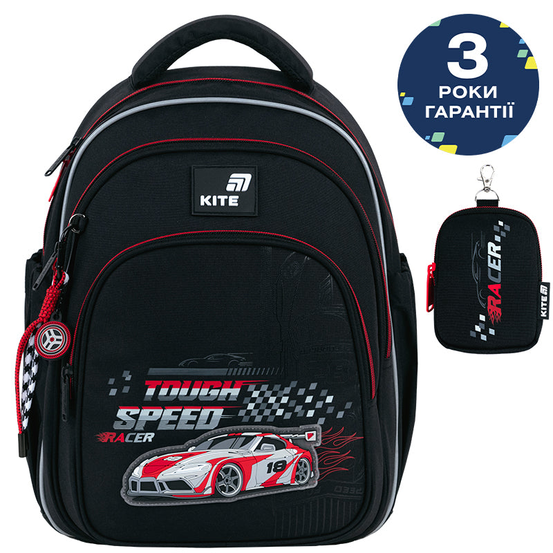 Шкільний набір Kite Education Speed Racer SET_K26-763S-2 (рюкзак, пенал, сумка)