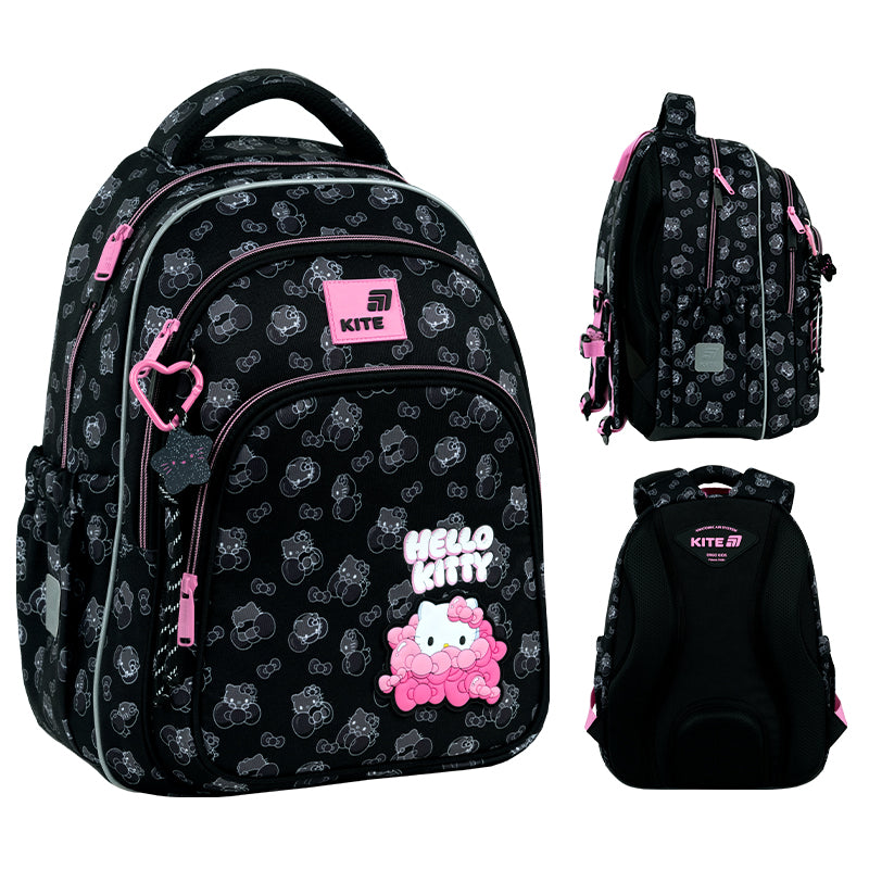 Шкільний набір Kite Education Hello Kitty SET_HK26-763M (рюкзак, пенал, сумка)