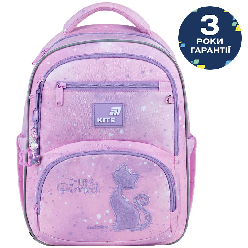 Шкільний набір Kite Education Catsline SET_K26-773M-1 (рюкзак, пенал, сумка)