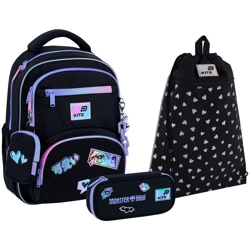 Школьный набор Kite Education Anime Dream SET_K26-773M-2 (рюкзак, пенал, сумка)