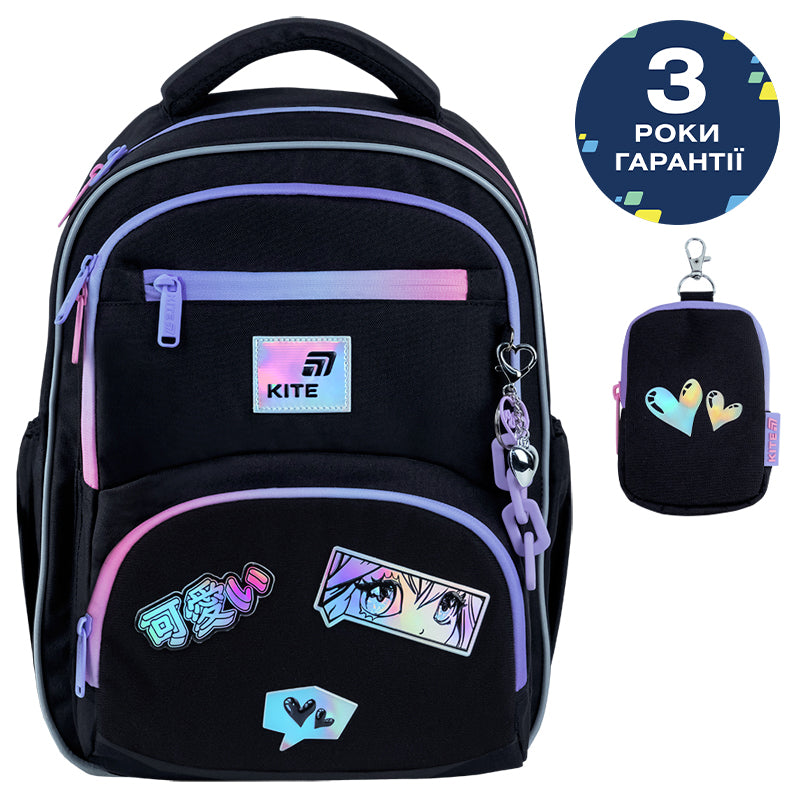 Школьный набор Kite Education Anime Dream SET_K26-773M-2 (рюкзак, пенал, сумка)