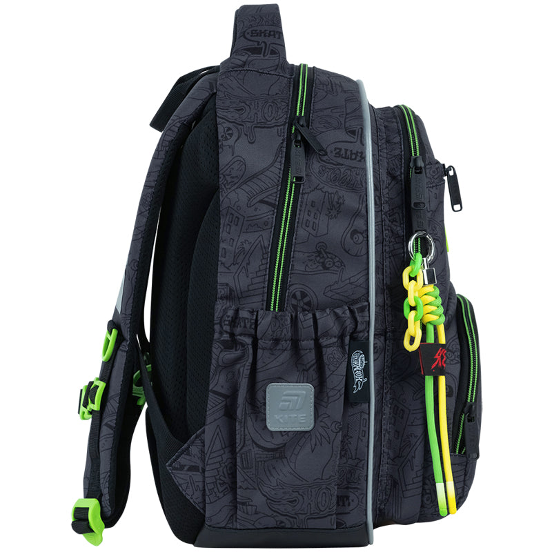 Шкільний набір Kite Education Hot Wheels SET_HW26-773M (рюкзак, пенал, сумка)