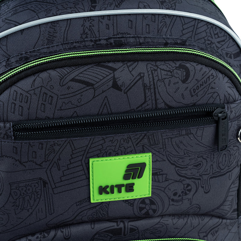 Шкільний набір Kite Education Hot Wheels SET_HW26-773M (рюкзак, пенал, сумка)