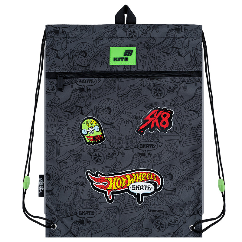 Шкільний набір Kite Education Hot Wheels SET_HW26-773M (рюкзак, пенал, сумка)