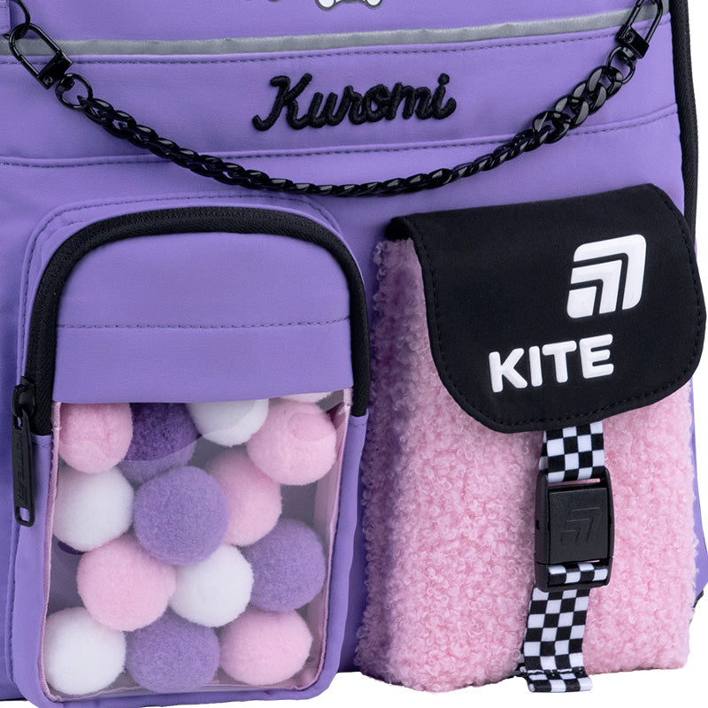 Шкільний набір Kite Education Kuromi SET_HK26-584M (рюкзак, пенал, сумка)