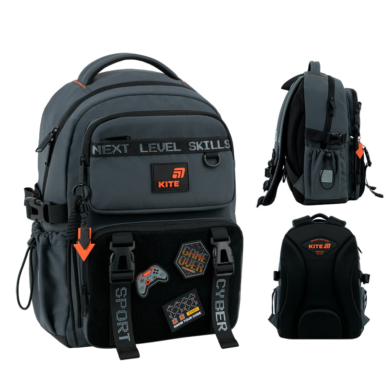 Школьный набор Kite Education Game Zone SET_K26-1022M-3 (рюкзак, пенал, сумка)