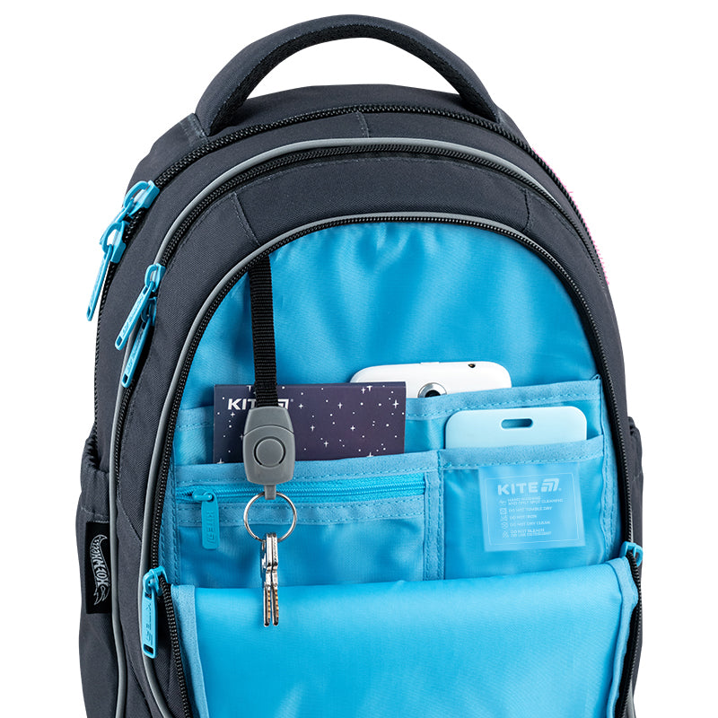 Шкільний набір Kite Education Hot Wheels SET_HW26-724S (рюкзак, пенал, сумка)