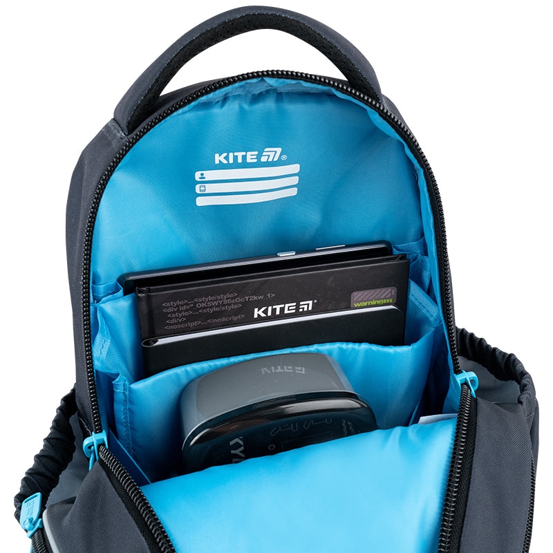 Шкільний набір Kite Education Hot Wheels SET_HW26-724S (рюкзак, пенал, сумка)