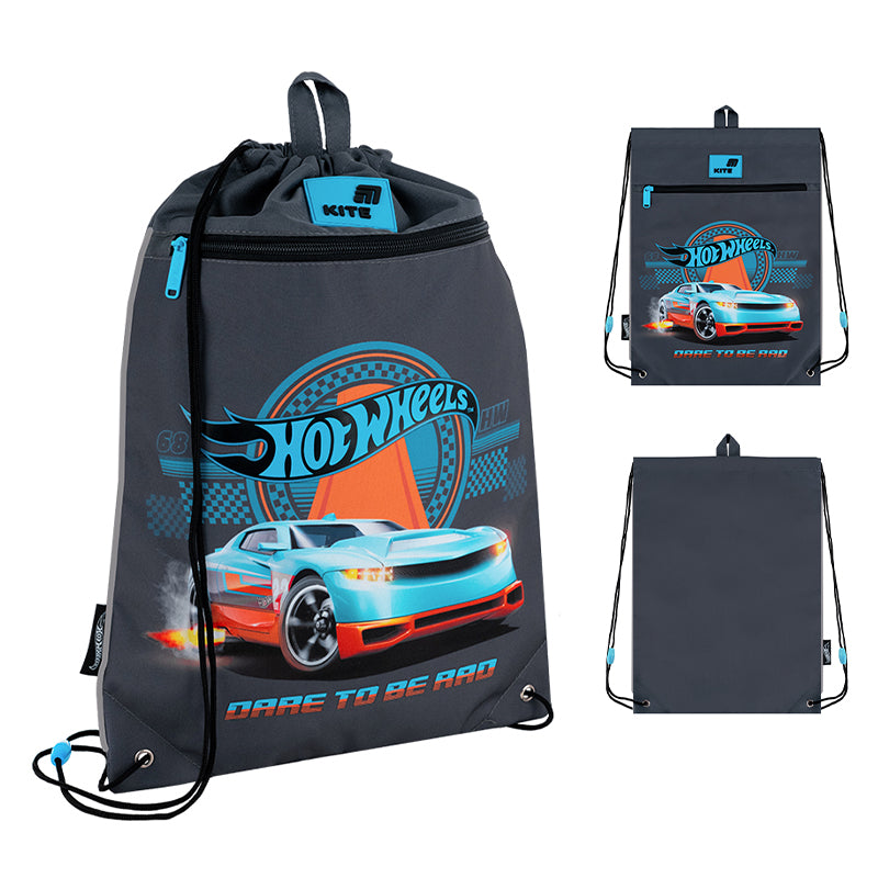 Шкільний набір Kite Education Hot Wheels SET_HW26-724S (рюкзак, пенал, сумка)