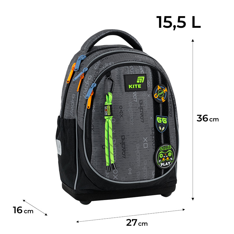 Школьный набор Kite Education Good Game SET_K26-724S-2 (рюкзак, пенал, сумка)