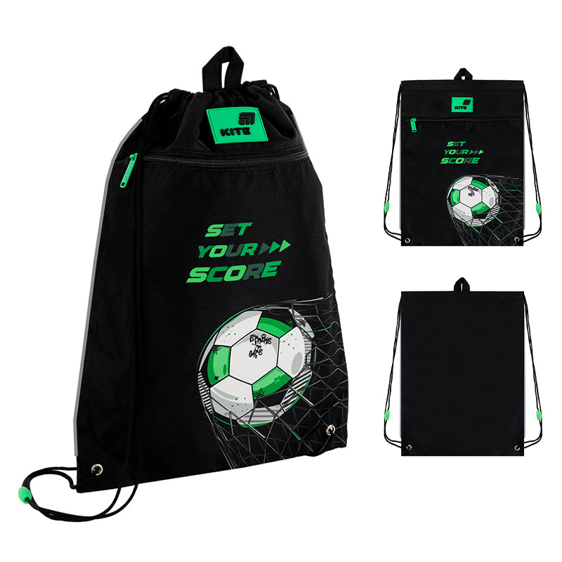 Шкільний набір Kite Education Football SET_K26-724S-3 (рюкзак, пенал, сумка)