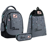 Школьный набор Kite Education Shine SET_K26-700M-2 (рюкзак, пенал, сумка)