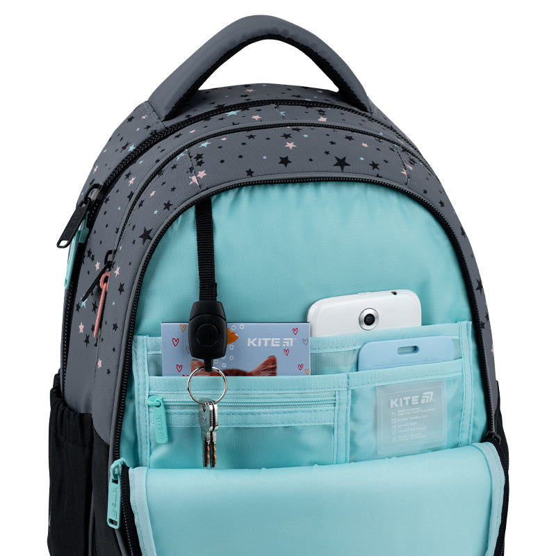 Школьный набор Kite Education Shine SET_K26-700M-2 (рюкзак, пенал, сумка)