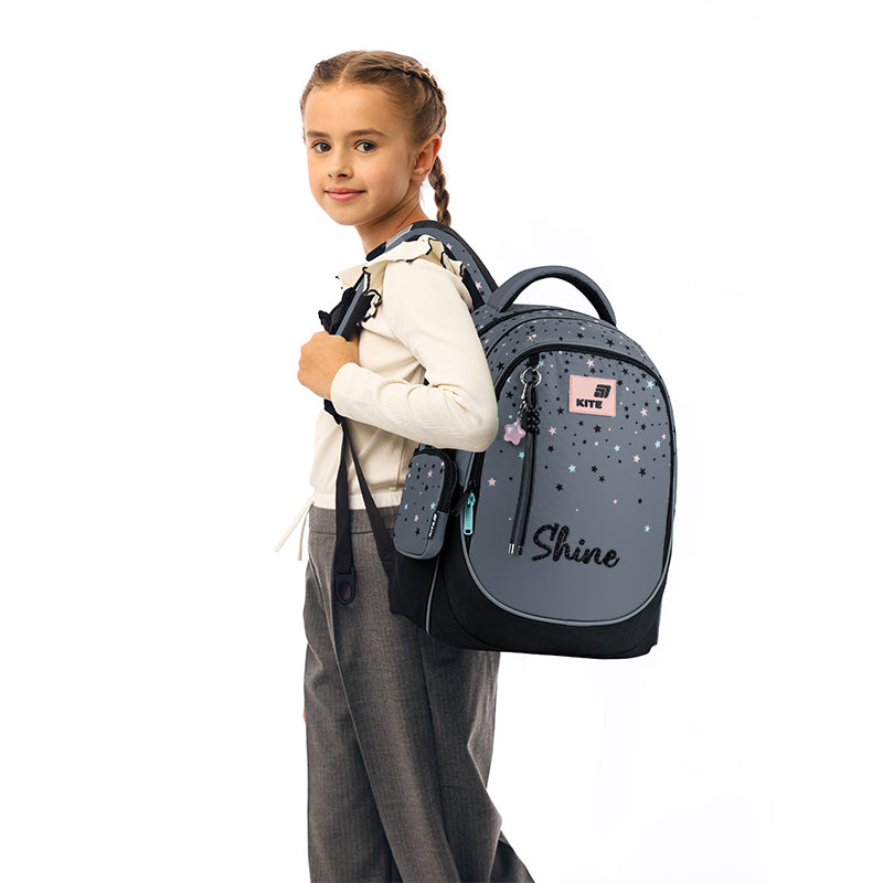 Школьный набор Kite Education Shine SET_K26-700M-2 (рюкзак, пенал, сумка)