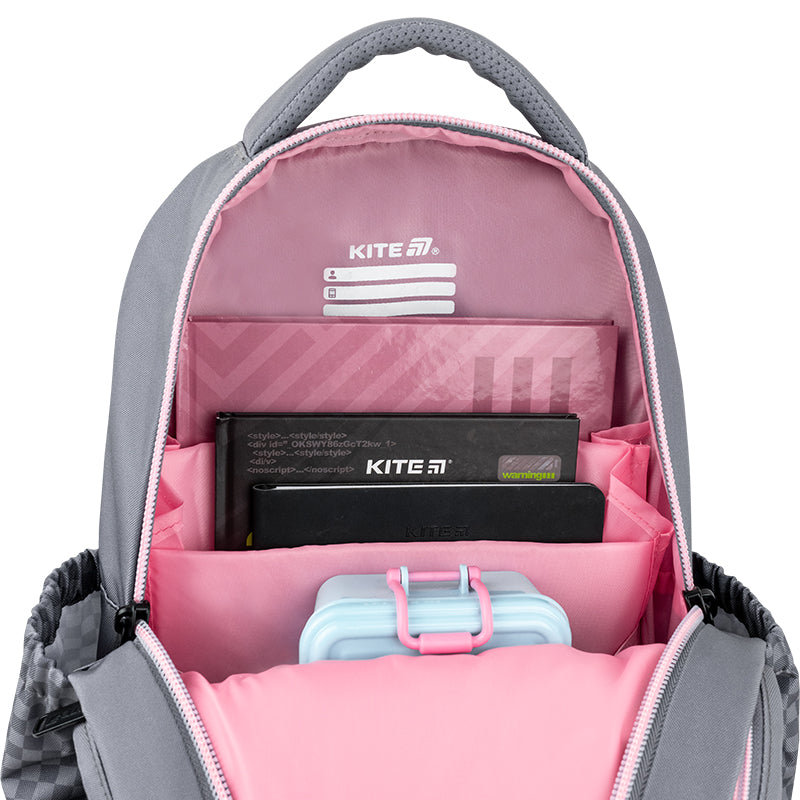 Школьный набор Kite Education Meow SET_K26-700M-3 (рюкзак, пенал, сумка)