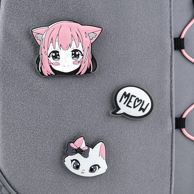 Школьный набор Kite Education Meow SET_K26-700M-3 (рюкзак, пенал, сумка)