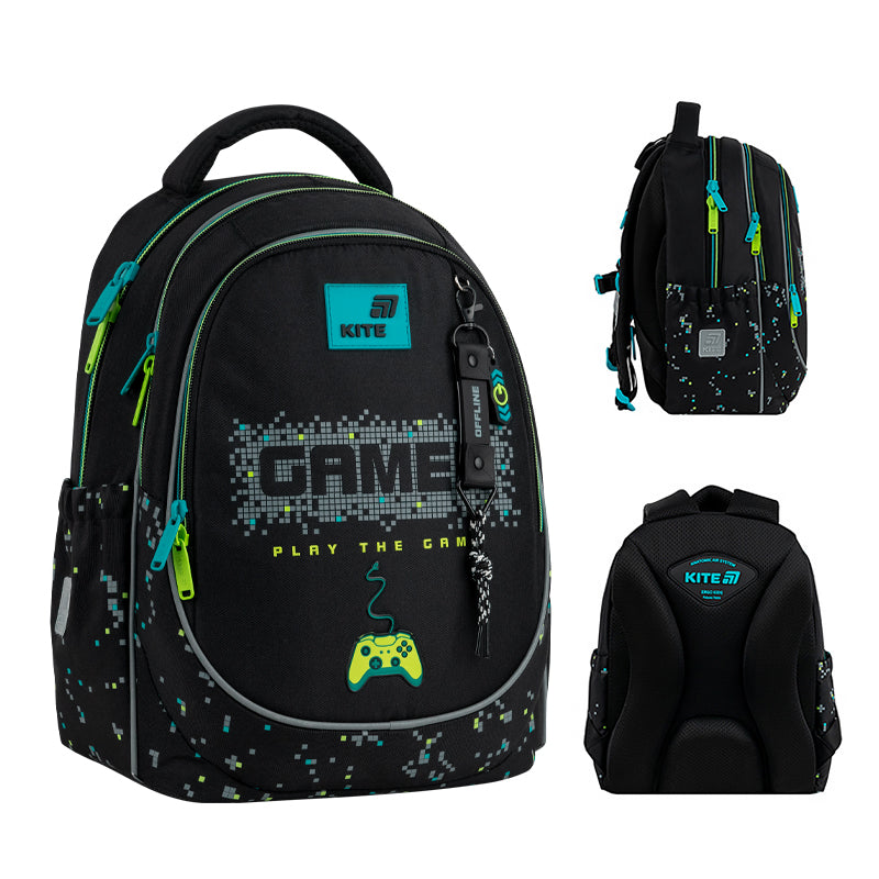 Шкільний набір Kite Education Play the Game SET_K26-700M-4 (рюкзак, пенал, сумка)