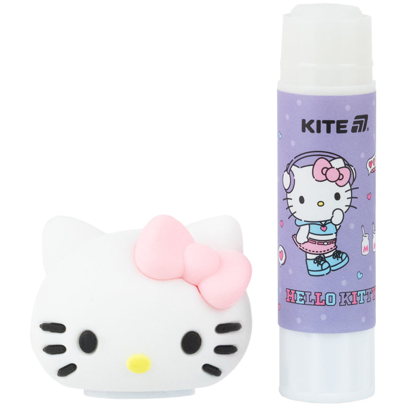 Клей-карандаш PVP Kite Hello Kitty HK26-131, с фигурным колпачком