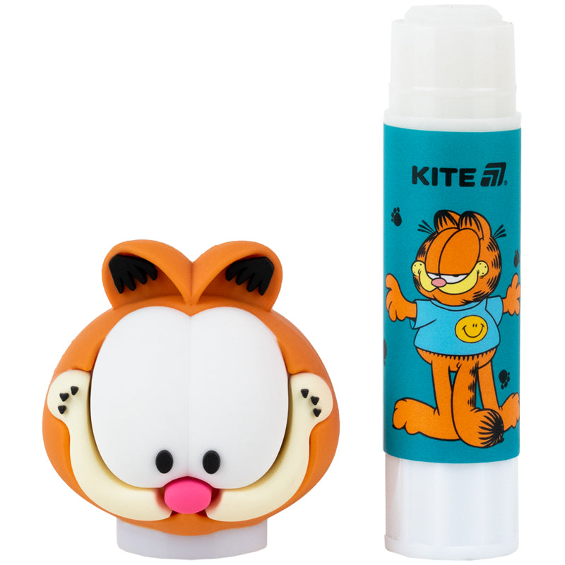 Клей-карандаш PVP Kite Garfield GF26-131, с фигурным колпачком